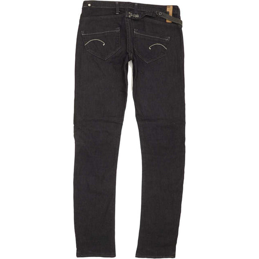 G-Star Women Navy Straight Slim Jeans W28 L31