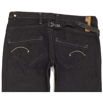 G-Star Women Navy Straight Slim Jeans W28 L31