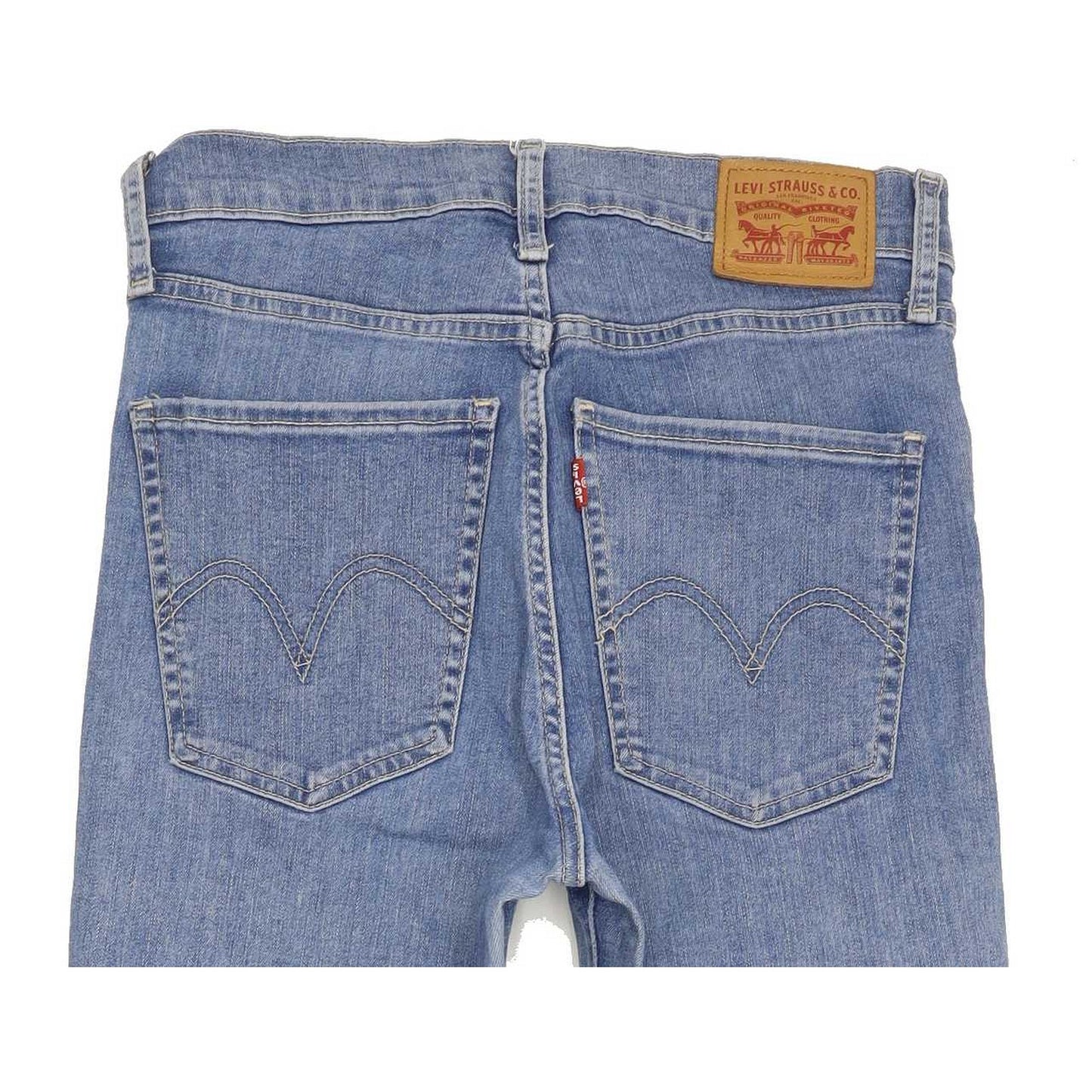 Levi's Mile High Rise Blue Skinny Stretch Jeans High Waisted W28 L30