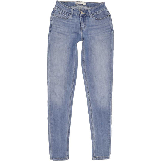 Levi's Legging Women Blue Skinny Slim Jeans W24 L30