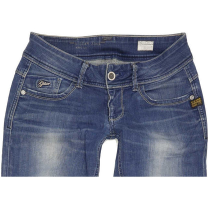 G-Star Lynn Women Blue Skinny Slim Stretch Jeans W28 L32