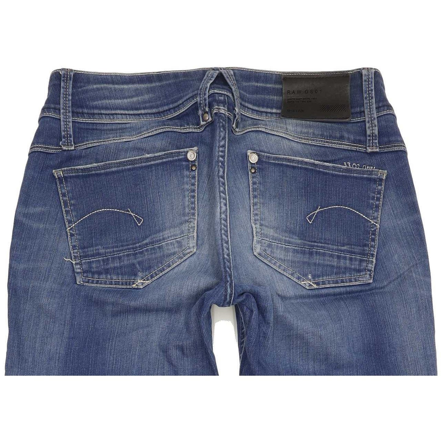 G-Star Lynn Women Blue Skinny Slim Stretch Jeans W28 L32