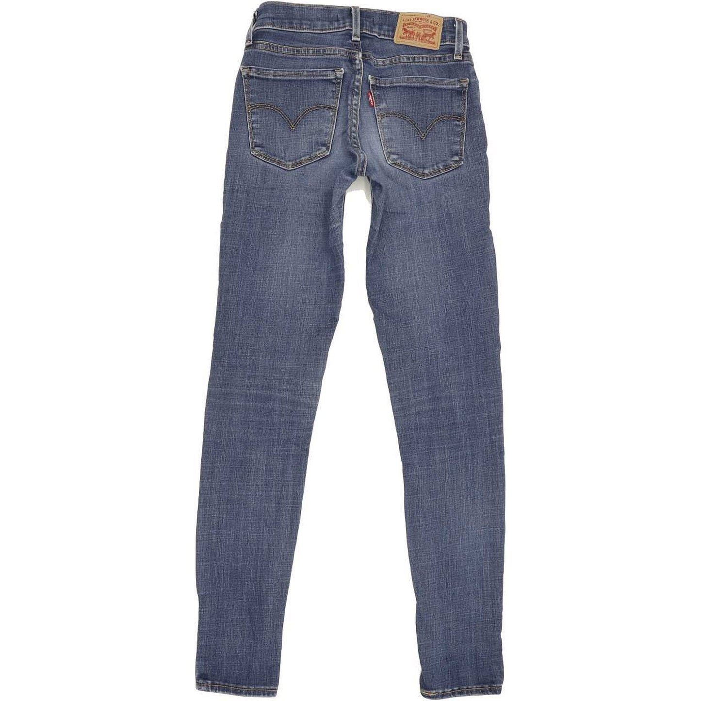 Levi's 710 Super Women Blue Skinny Slim Jeans W24 L29