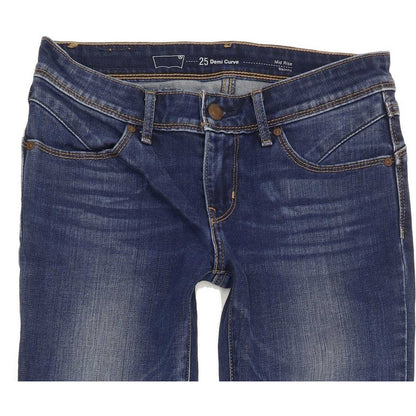 Levi's Demi Curve Women Blue Skinny Slim Jeans W25 L27