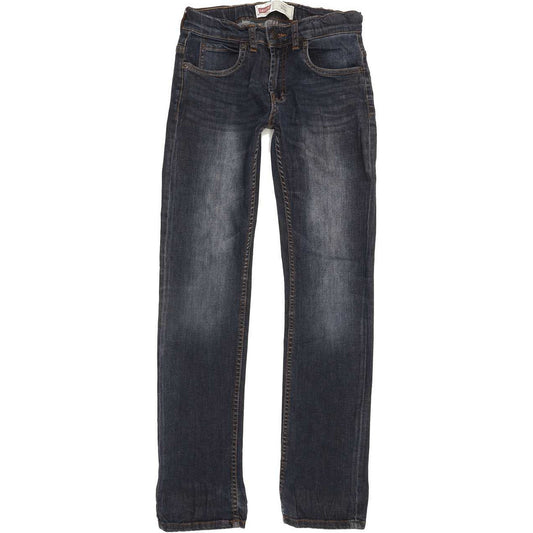 Levi's 511 Kids Blue Straight Slim Stretch Jeans W26 L29