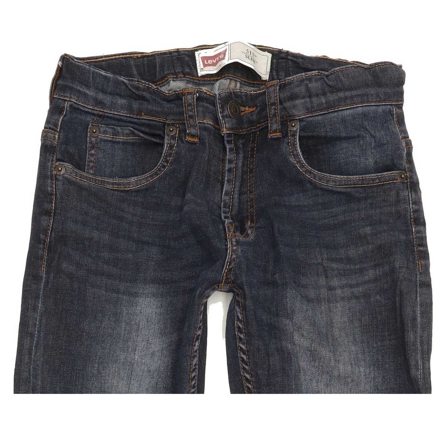Levi's 511 Kids Blue Straight Slim Stretch Jeans W26 L29