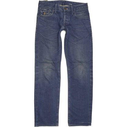 G-Star Morris Low Men Blue Straight Slim Jeans W29 L31