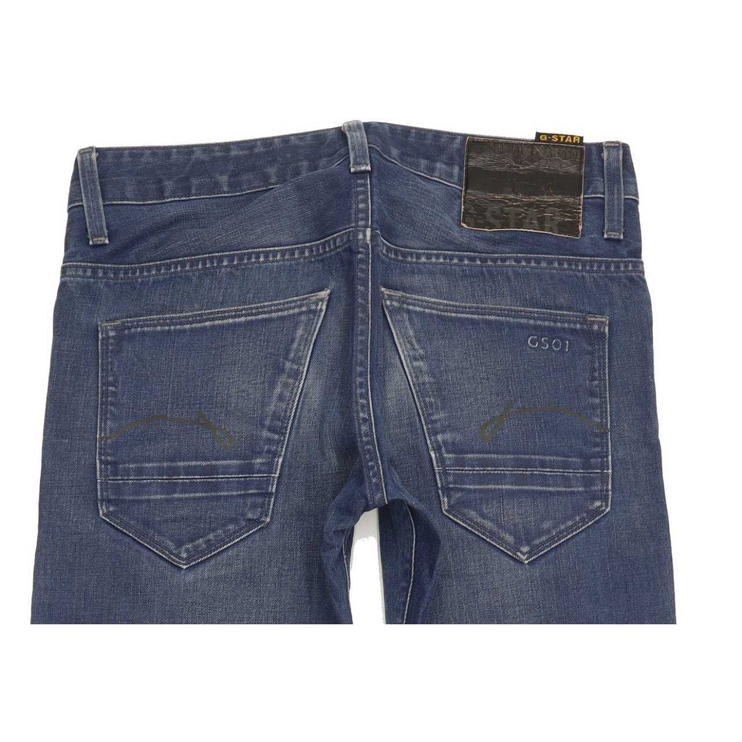 G-Star Morris Low Men Blue Straight Slim Jeans W29 L31