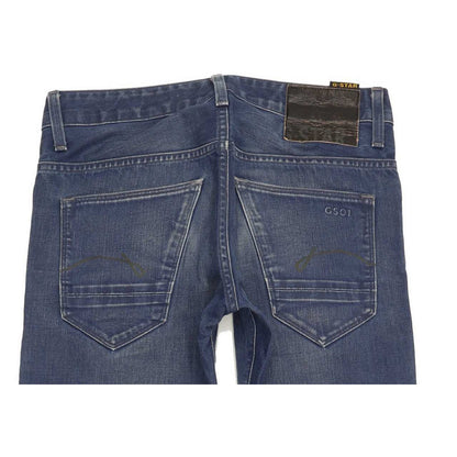 G-Star Morris Low Men Blue Straight Slim Jeans W29 L31