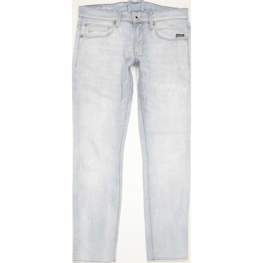 G-Star 4101 Lancet Men Blue Skinny Regular Stretch Jeans W32 L30