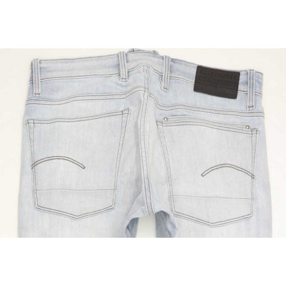 G-Star 4101 Lancet Men Blue Skinny Regular Stretch Jeans W32 L30