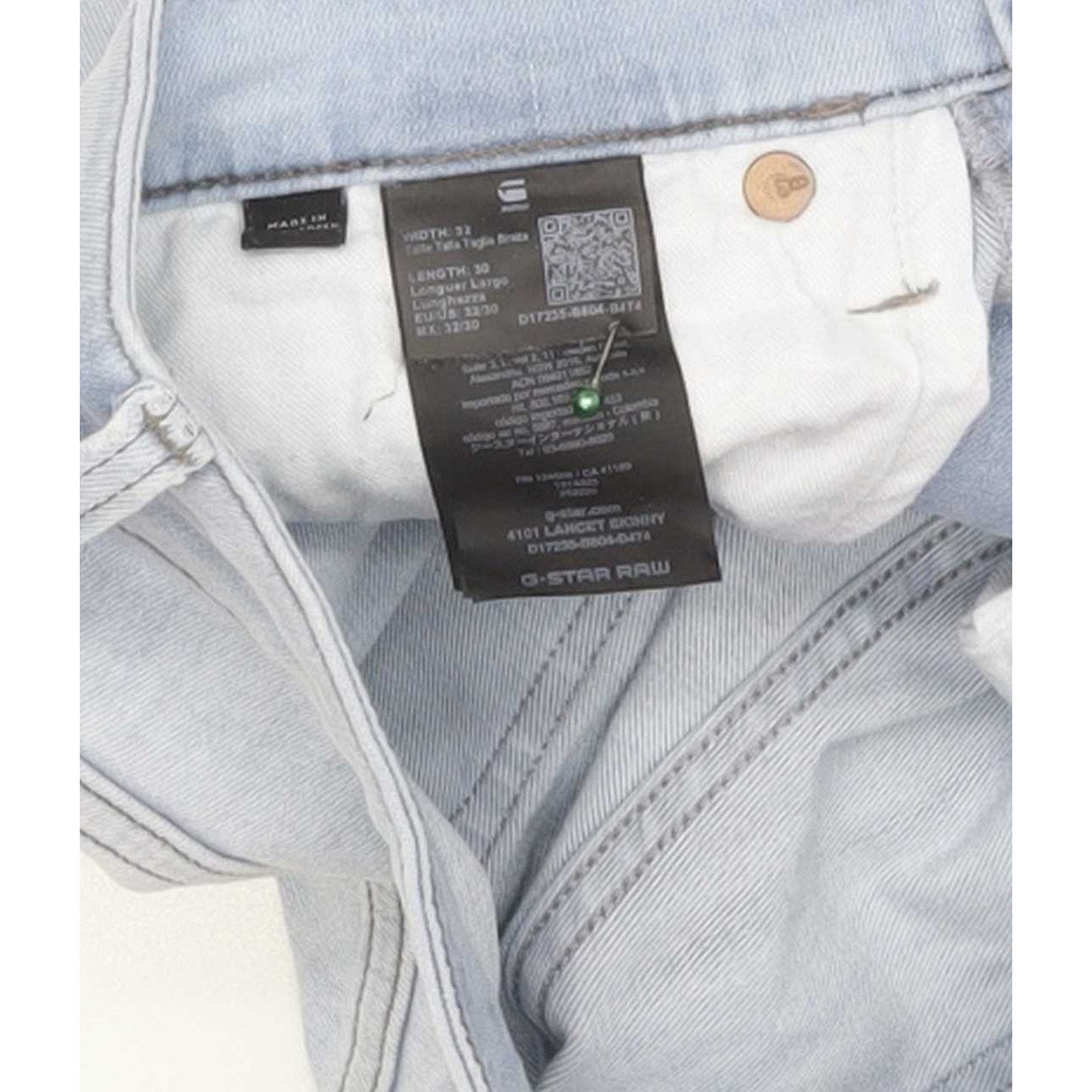 G-Star 4101 Lancet Men Blue Skinny Regular Stretch Jeans W32 L30