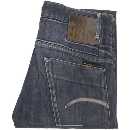 G-Star Structor Men Blue Straight Slim Jeans W30 L29