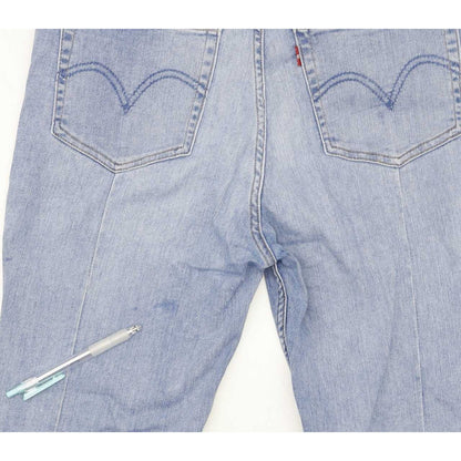 Levi's Altered 721 High Rise Blue Skinny Stretch Jeans High Waisted W31 L27