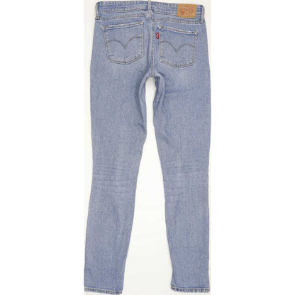 Levi's 711 Women Blue Skinny Slim Stretch Jeans W26 L30