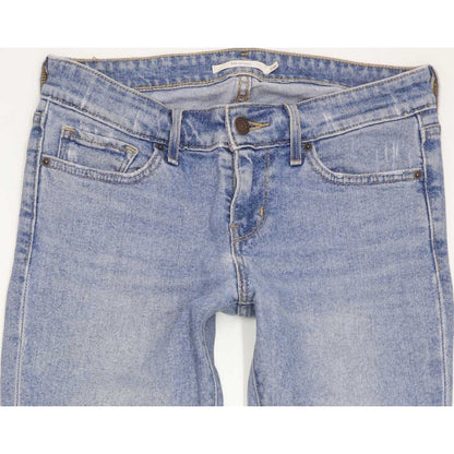 Levi's 711 Women Blue Skinny Slim Stretch Jeans W26 L30