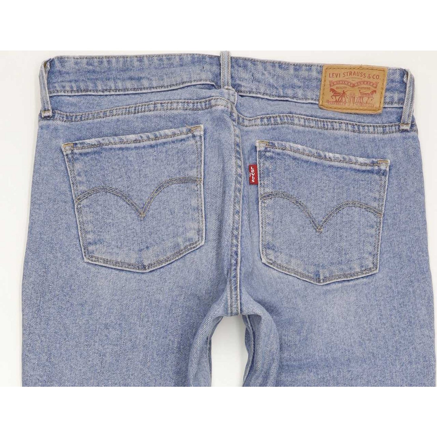 Levi's 711 Women Blue Skinny Slim Stretch Jeans W26 L30