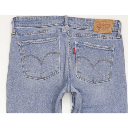 Levi's 711 Women Blue Skinny Slim Stretch Jeans W26 L30