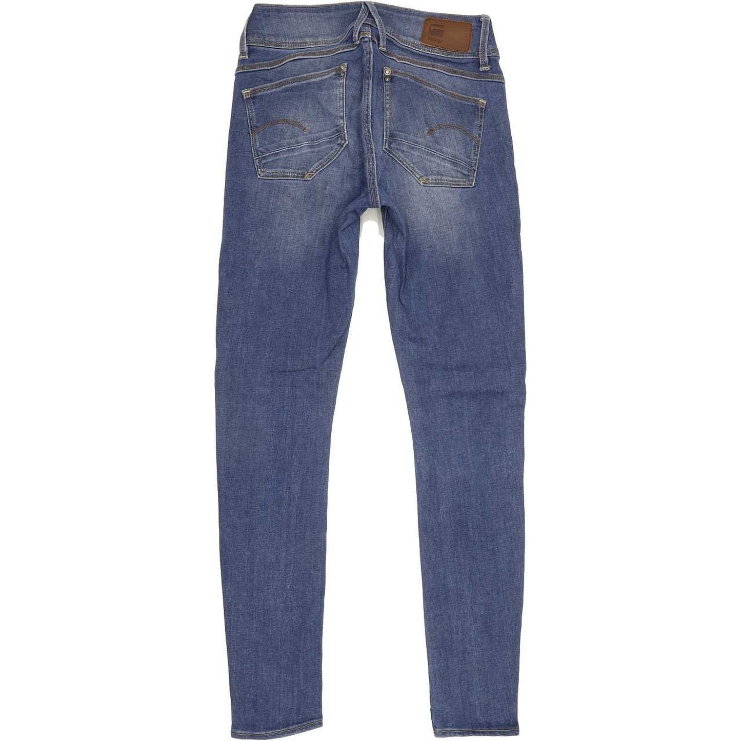 G-Star Lynn Mid Women Blue Skinny Slim Stretch Jeans W24 L28
