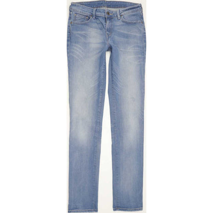 Levi's Demi Curve Women Blue Straight Regular Stretch Jeans W29 L33