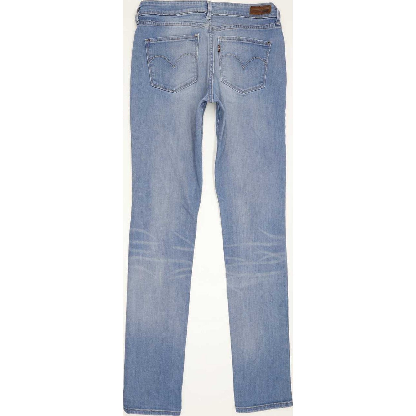 Levi's Demi Curve Women Blue Straight Regular Stretch Jeans W29 L33