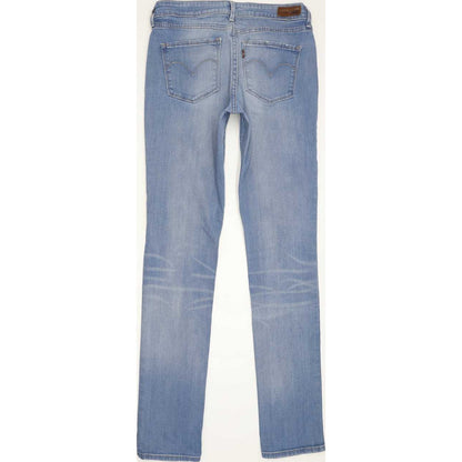 Levi's Demi Curve Women Blue Straight Regular Stretch Jeans W29 L33