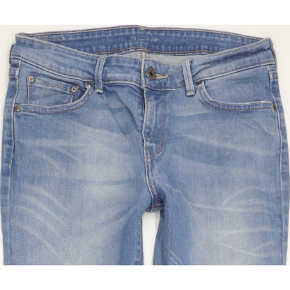 Levi's Demi Curve Women Blue Straight Regular Stretch Jeans W29 L33