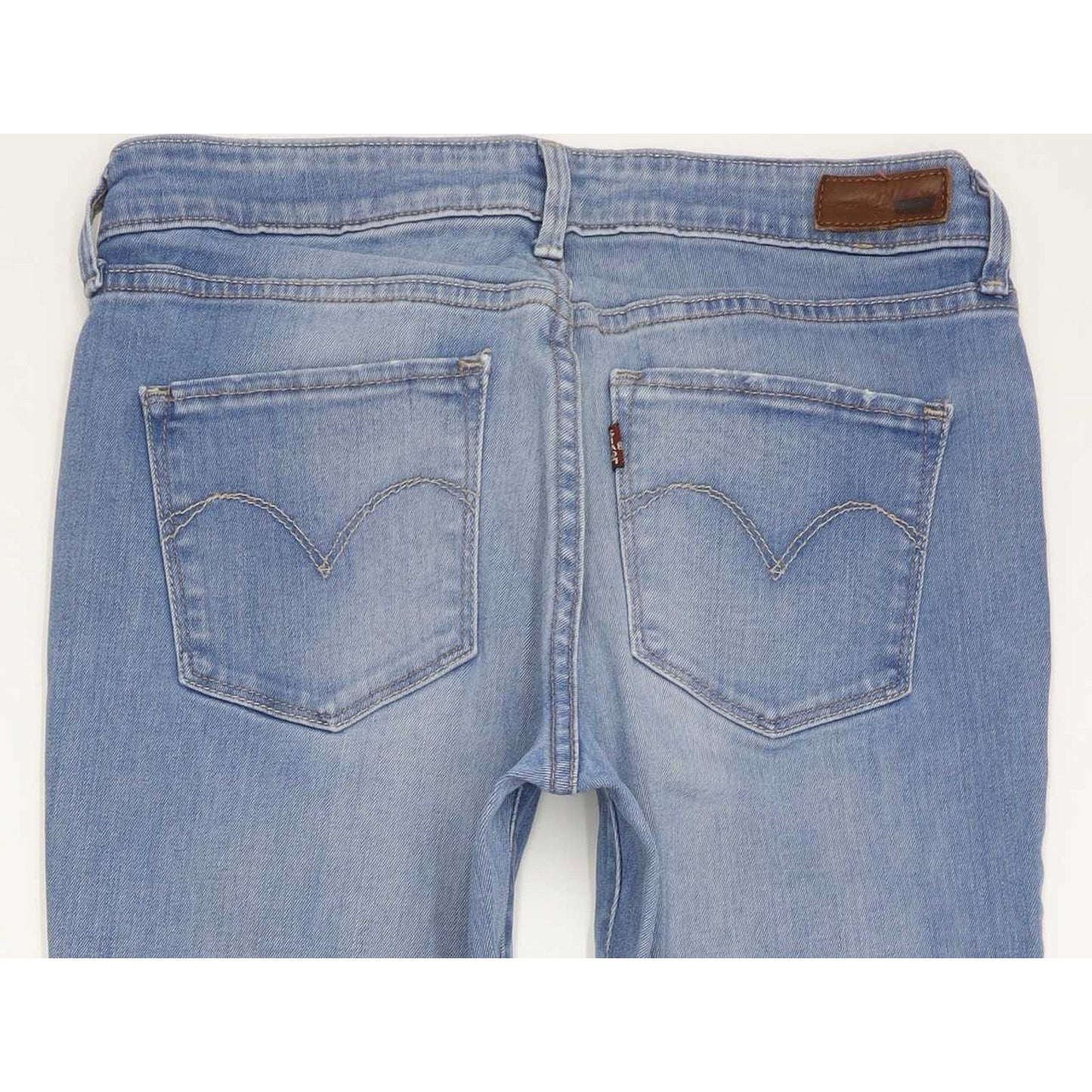 Levi's Demi Curve Women Blue Straight Regular Stretch Jeans W29 L33