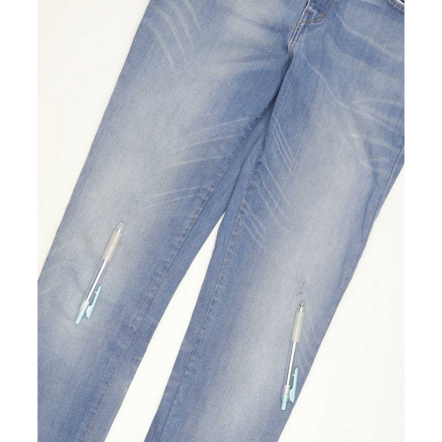 Levi's Demi Curve Women Blue Straight Regular Stretch Jeans W29 L33