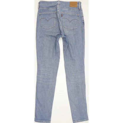 Levi's 721 High Rise Blue Skinny Stretch Jeans High Waisted W29 L30
