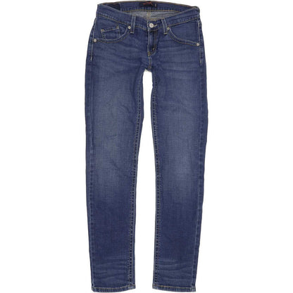 Levi's 528 Curvy Women Blue Straight Slim Stretch Jeans W28 L30