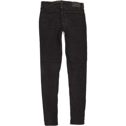 Levi's 710 Super Women Black Skinny Slim Stretch Jeans W29 L31