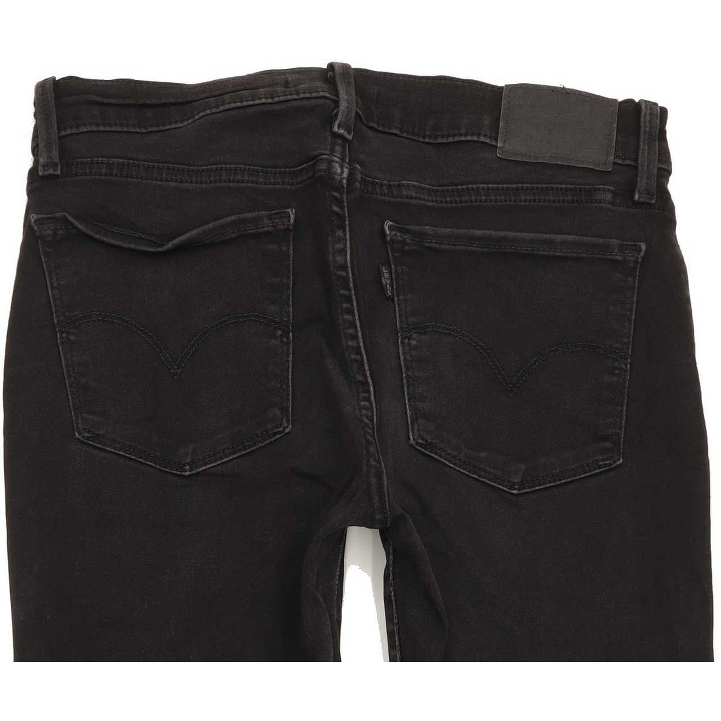 Levi's 710 Super Women Black Skinny Slim Stretch Jeans W29 L31
