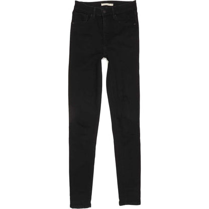 Levi's Mile High Rise Black Skinny Jeans High Waisted W27 L32