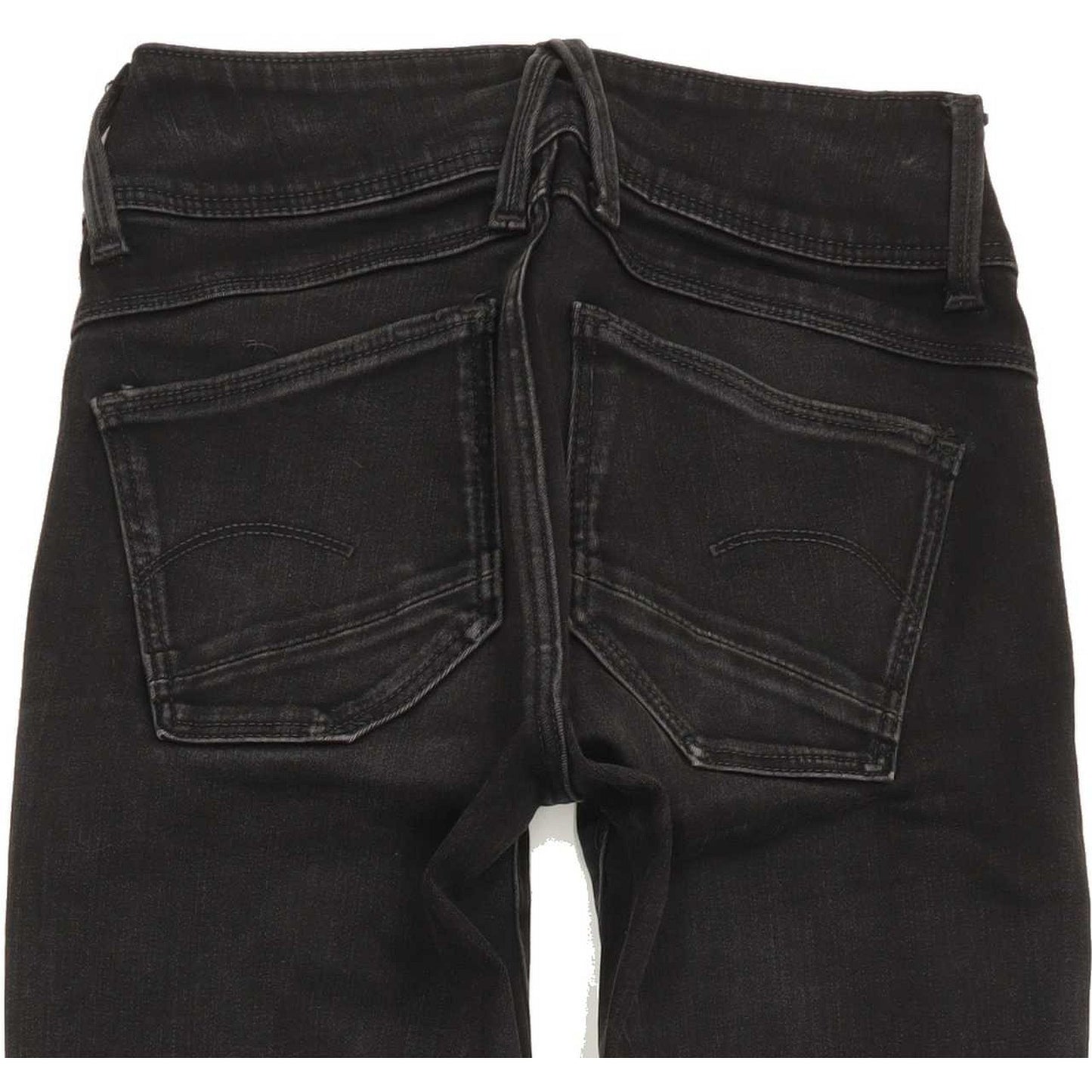 G-Star Lynn d-Mid Super Women Black Skinny Slim Stretch Jeans W24 L29