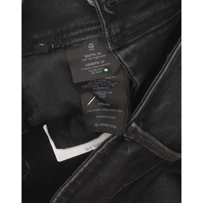 G-Star Lynn d-Mid Super Women Black Skinny Slim Stretch Jeans W24 L29