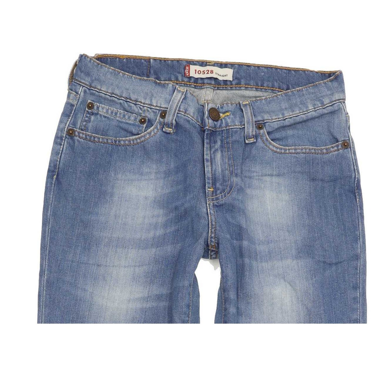 Levi's 528 Women Blue Straight Slim Stretch Jeans W28 L29