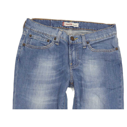 Levi's 528 Women Blue Straight Slim Stretch Jeans W28 L29