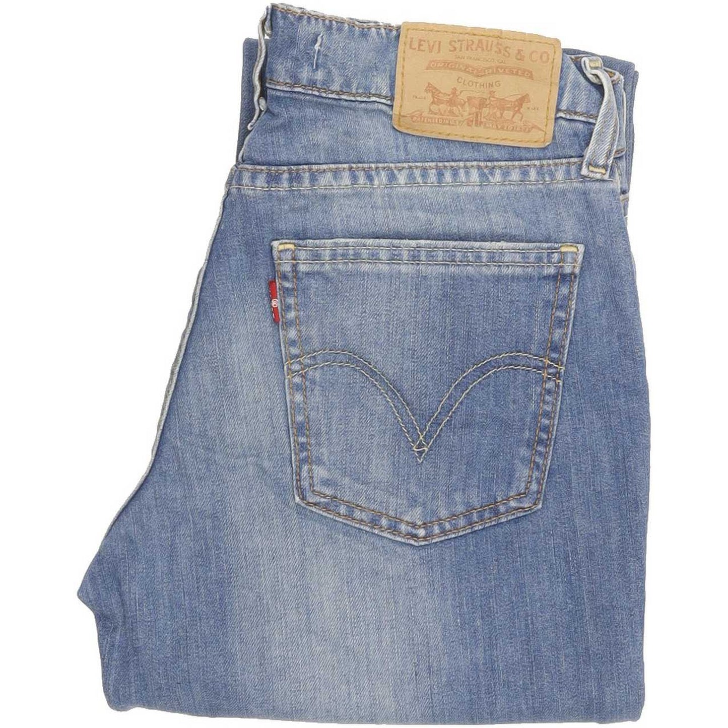 Levi's 528 Women Blue Straight Slim Stretch Jeans W28 L29
