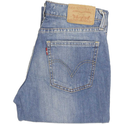 Levi's 528 Women Blue Straight Slim Stretch Jeans W28 L29