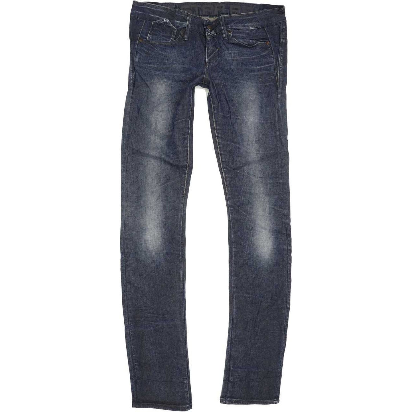 G-Star Corvet Women Blue Skinny Slim Stretch Jeans W28 L34