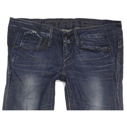 G-Star Corvet Women Blue Skinny Slim Stretch Jeans W28 L34