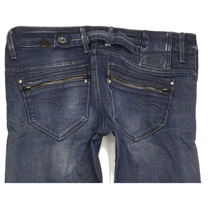 G-Star Corvet Women Blue Skinny Slim Stretch Jeans W28 L34
