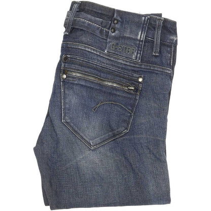 G-Star Corvet Women Blue Skinny Slim Stretch Jeans W28 L34