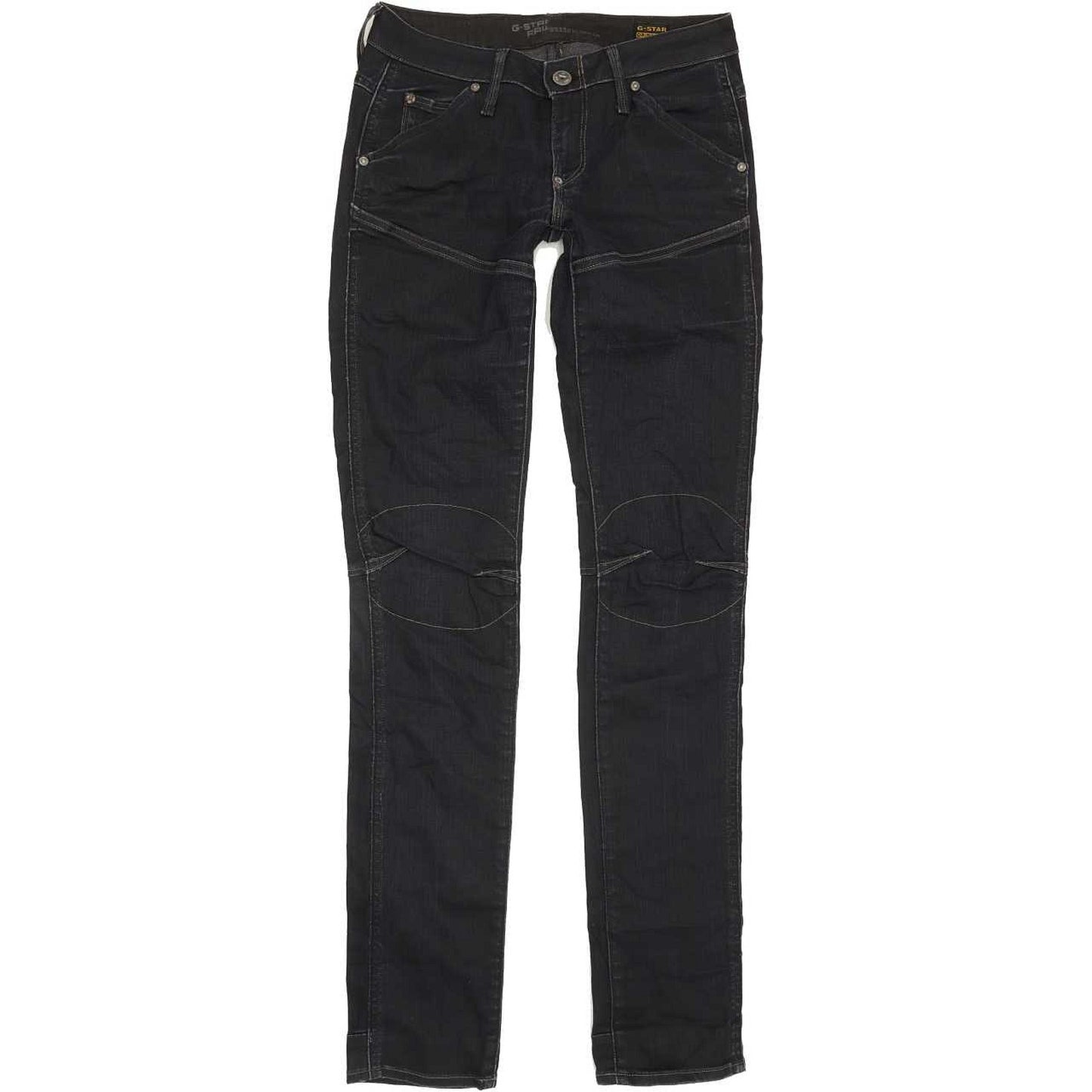 G-Star Elwood Heritage Women Navy Tapered Slim Stretch Jeans W27 L33