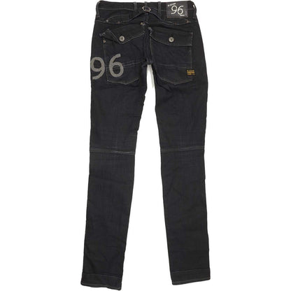 G-Star Elwood Heritage Women Navy Tapered Slim Stretch Jeans W27 L33