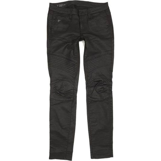 G-Star 5620 Custom Mid Women Charcoal Skinny Slim Stretch Jeans W28 L30