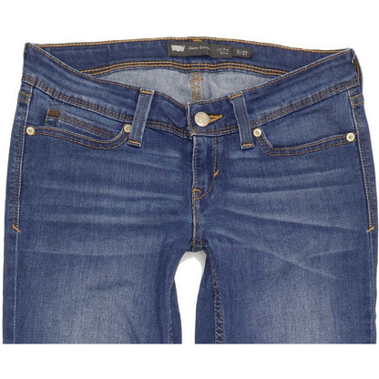 Levi's Demi Curve Women Blue Skinny Slim Stretch Jeans W27 L30