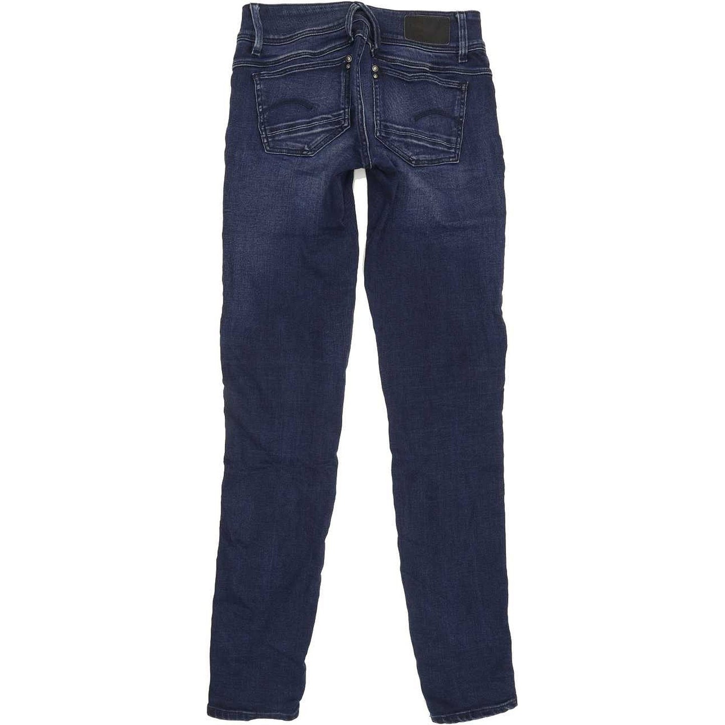 G-Star Lynn Zip Women Blue Skinny Slim Stretch Jeans W24 L30