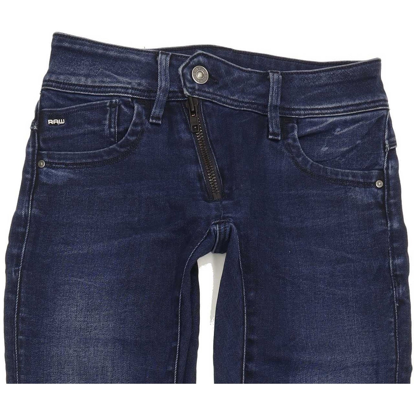 G-Star Lynn Zip Women Blue Skinny Slim Stretch Jeans W24 L30